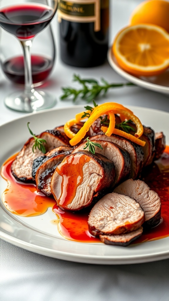 Plated Duck à l
